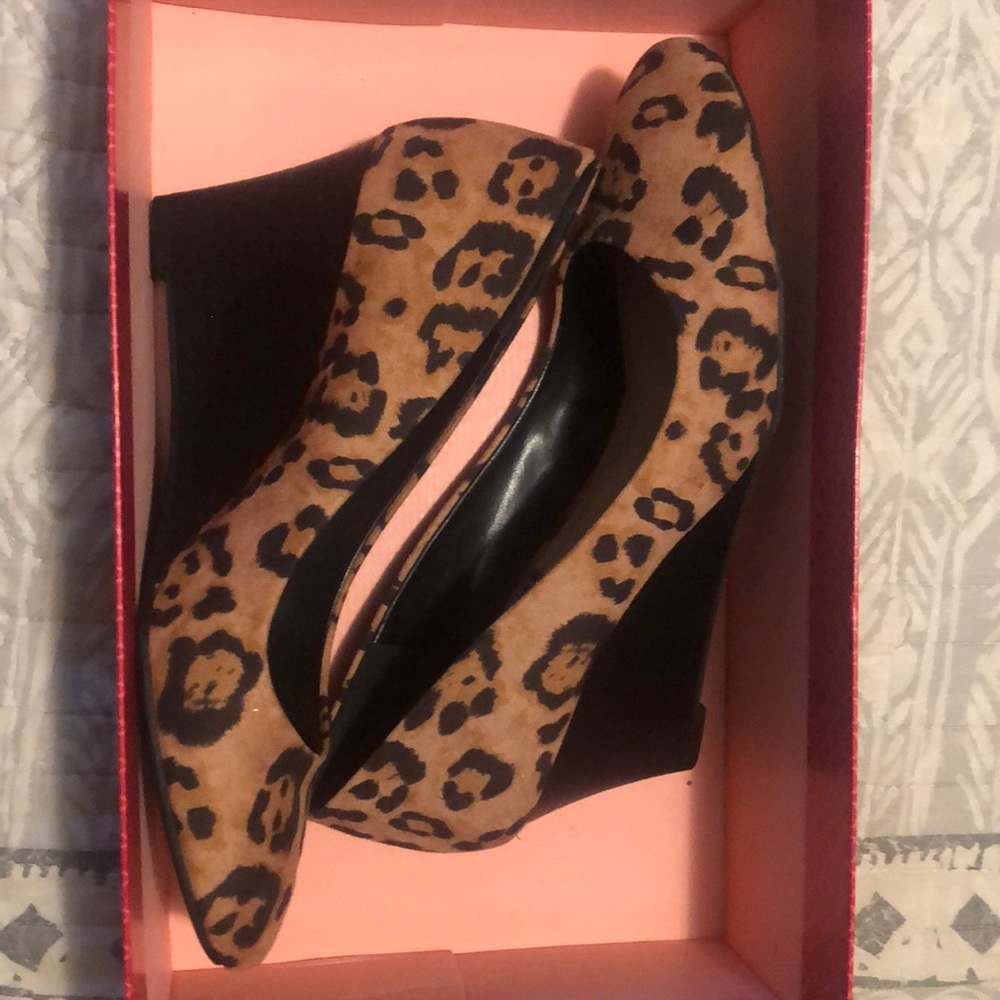Kelly & Katie Leopard wedges